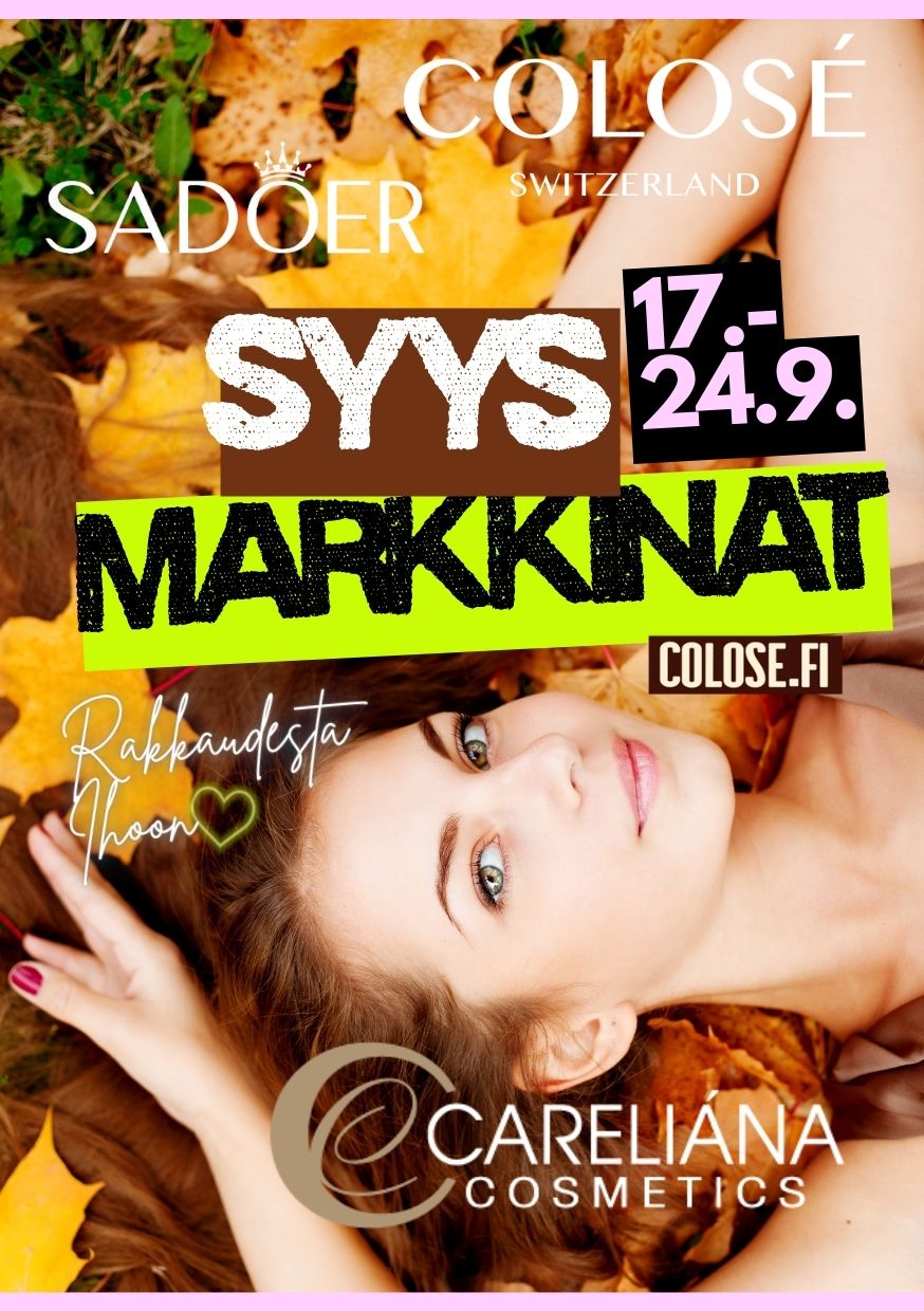 Read more about the article KN-INFO: Syysmarkkinat Careliánassa 17.-24.9.2025 – 55 TUOTETTA TARJOUKSESSA – toimi pian!