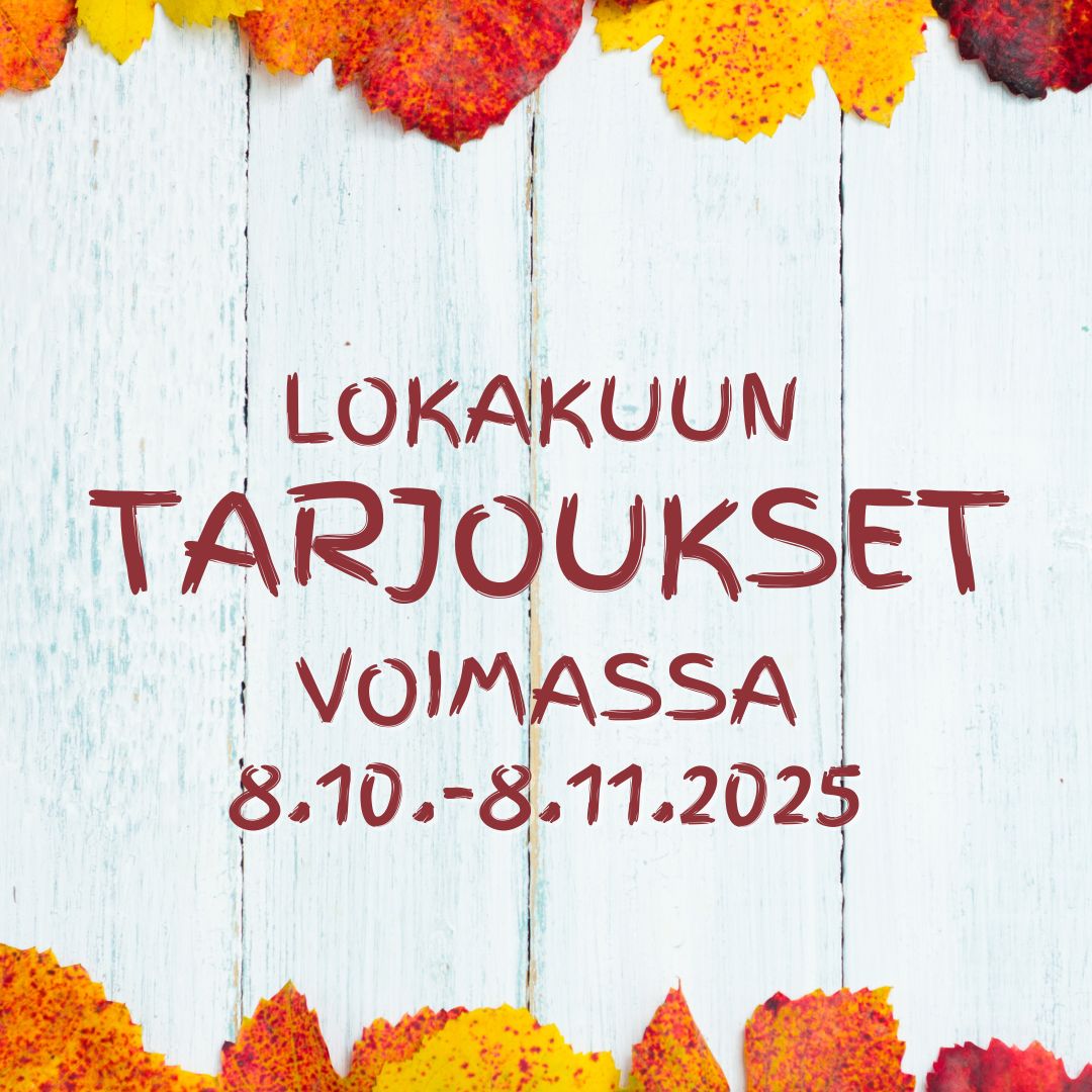 Read more about the article AP-INFO: LOKAKUUN TARJOUKSET VOIMASSA 8.10.-8.11.2025 – Marraskuun tarjoukset alkavat normaalisti 1.11.
